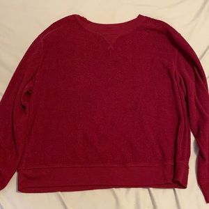 Burgundy sweater